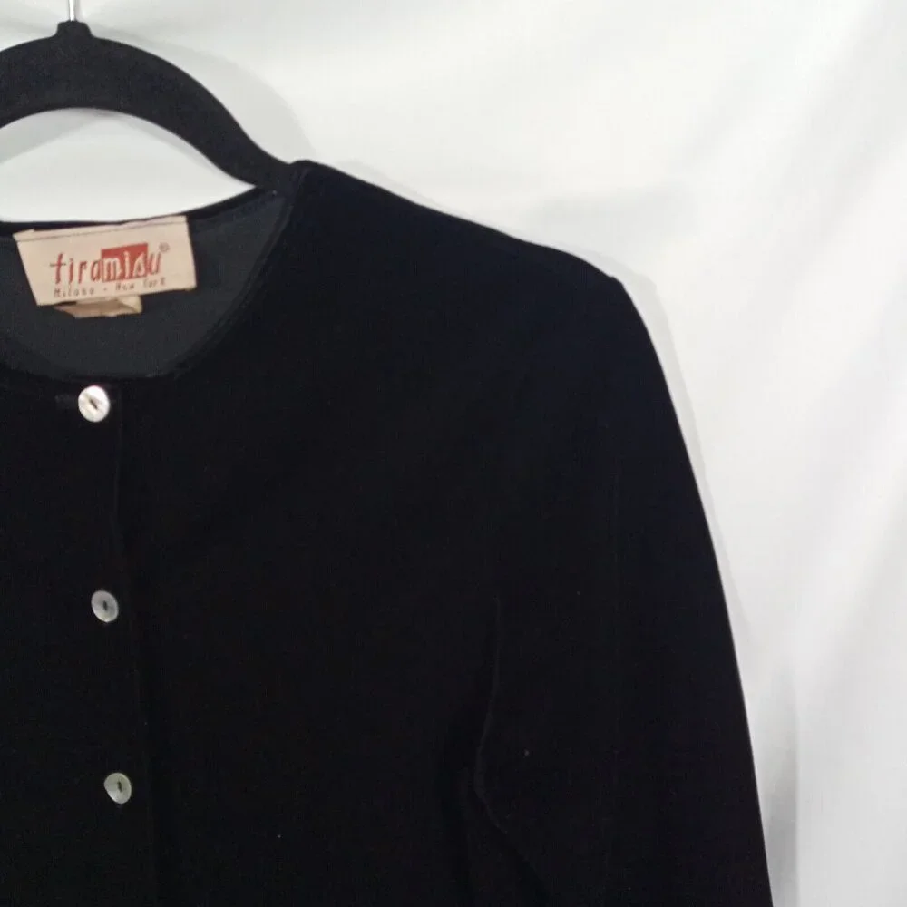 Tiramisu Sweater Womens Small Petite Cardigan Stretch Capsule Classic Retro